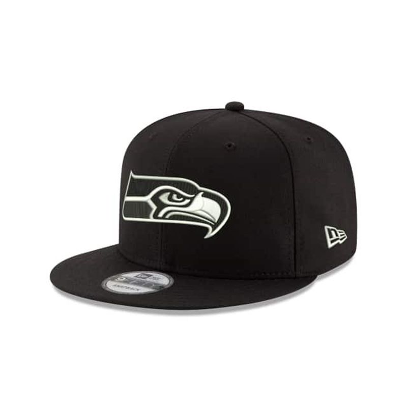 NFL Seattle Seahawks 9Fifty Snapback (QXB1549) - Black New Era Caps